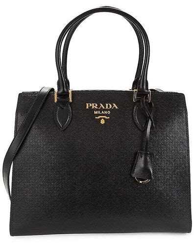 black prada satchel bag|Prada inside bag.